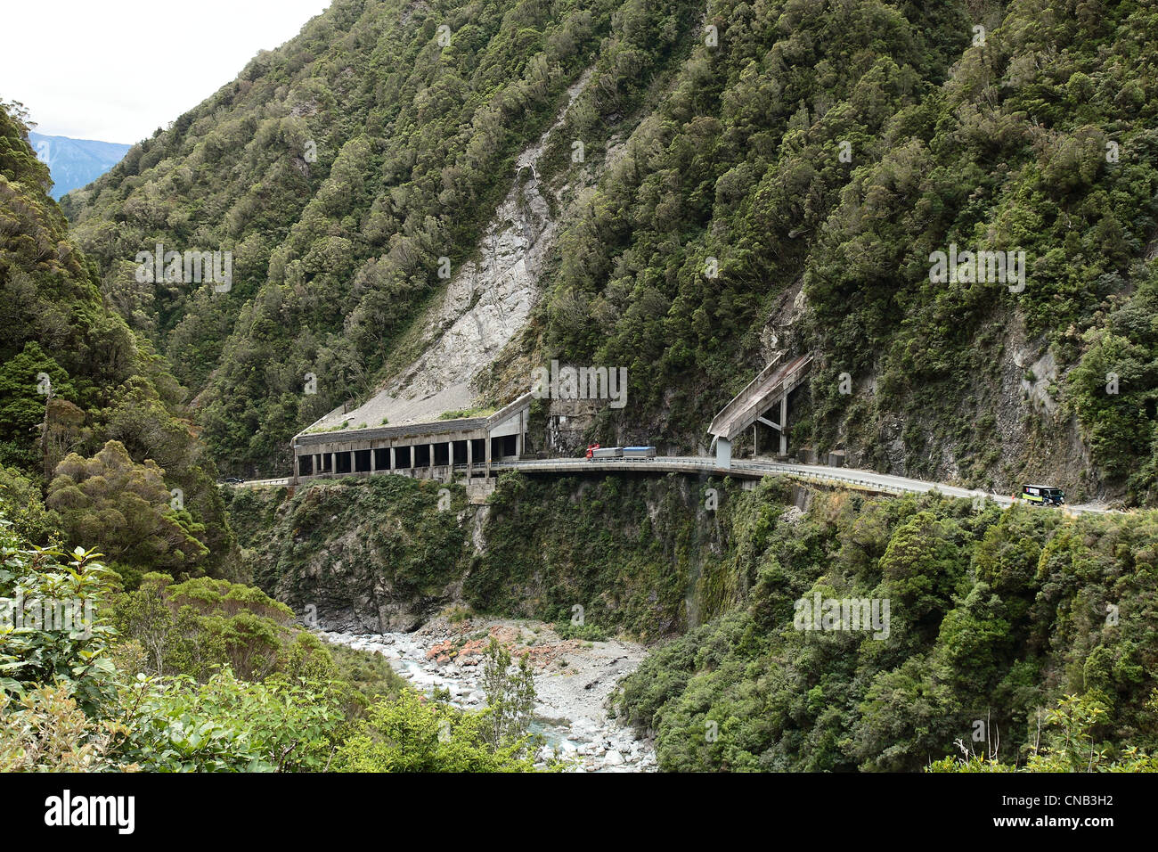 Viaduct at Arthur's Pass New Zealand Stock Photo