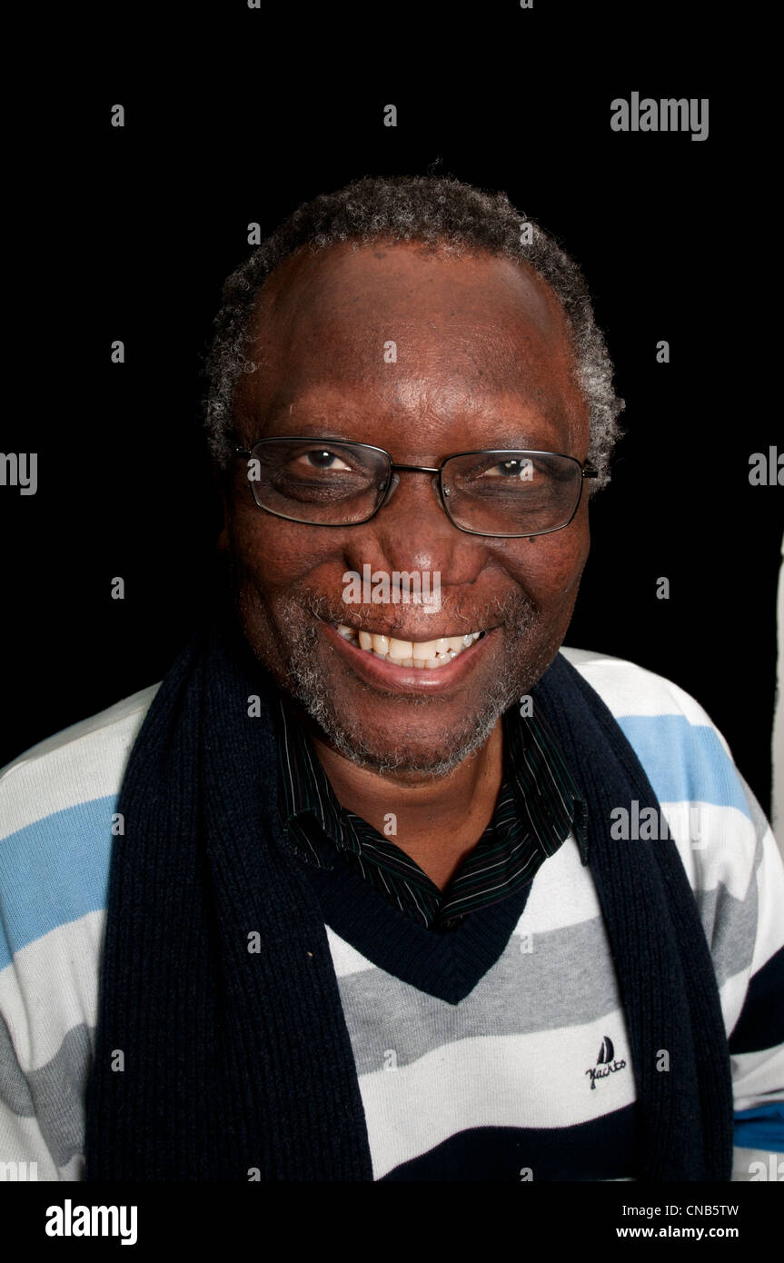 Poet and former prisoner of conscience Jack Mapanje , from Malawi Stock Photo