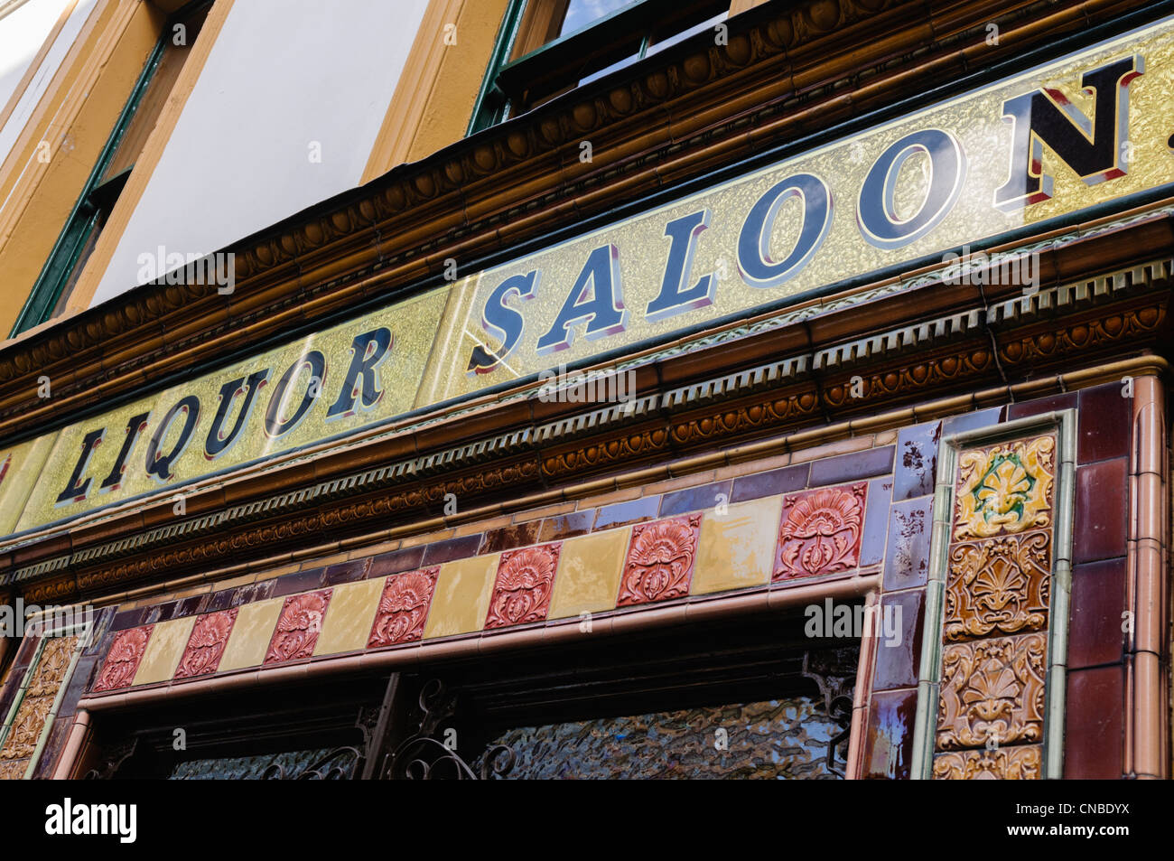The Crown Bar, Belfast, one of the most famous bars in the world. Owned