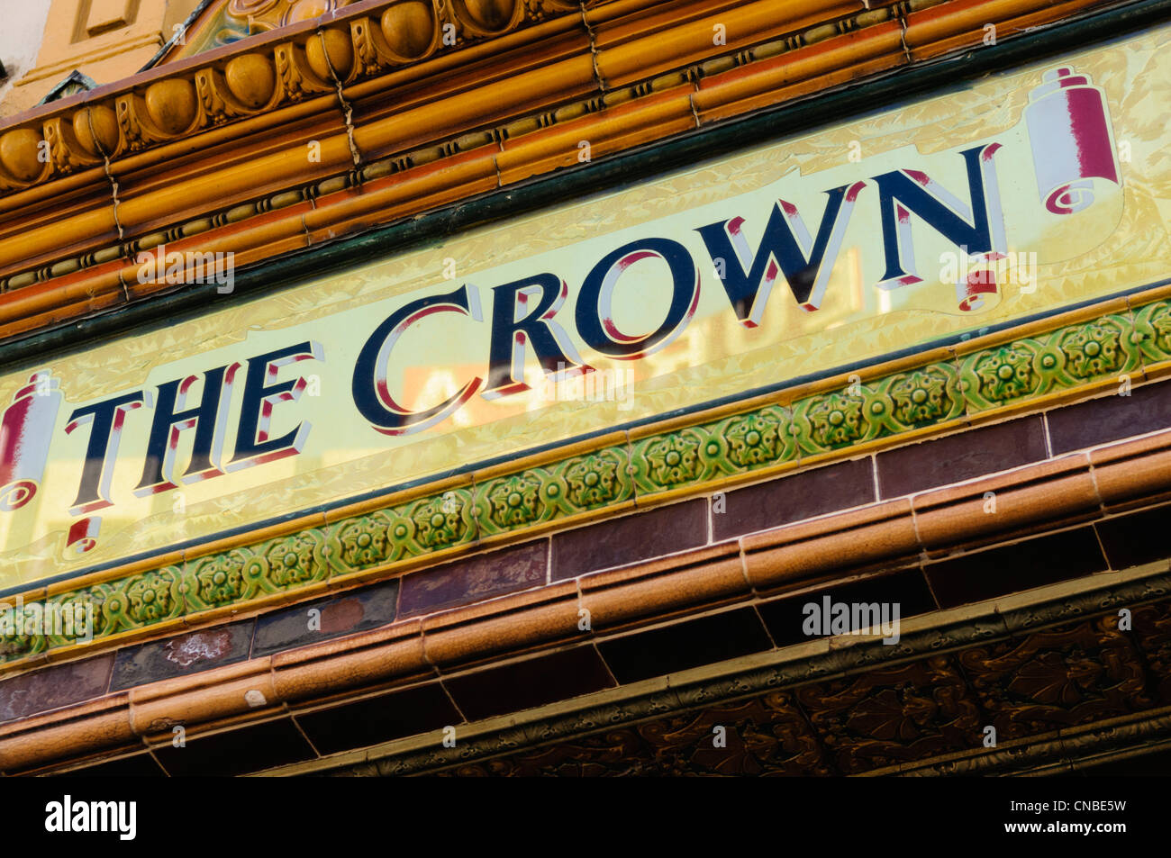 The Crown Bar, Belfast, one of the most famous bars in the world. Owned