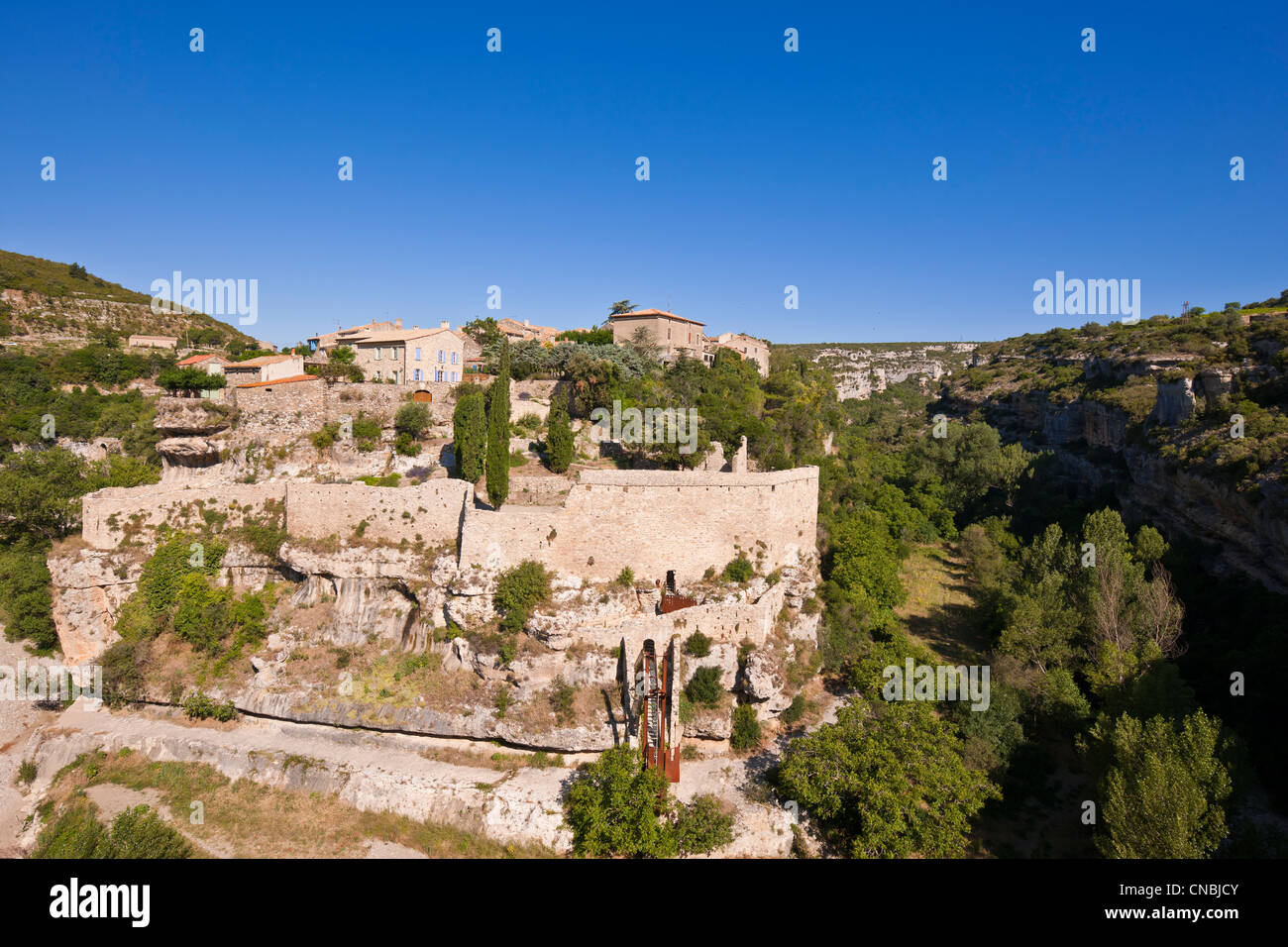 France, Herault, Pays Cathare, Minerve, labelled Les Plus Beaux