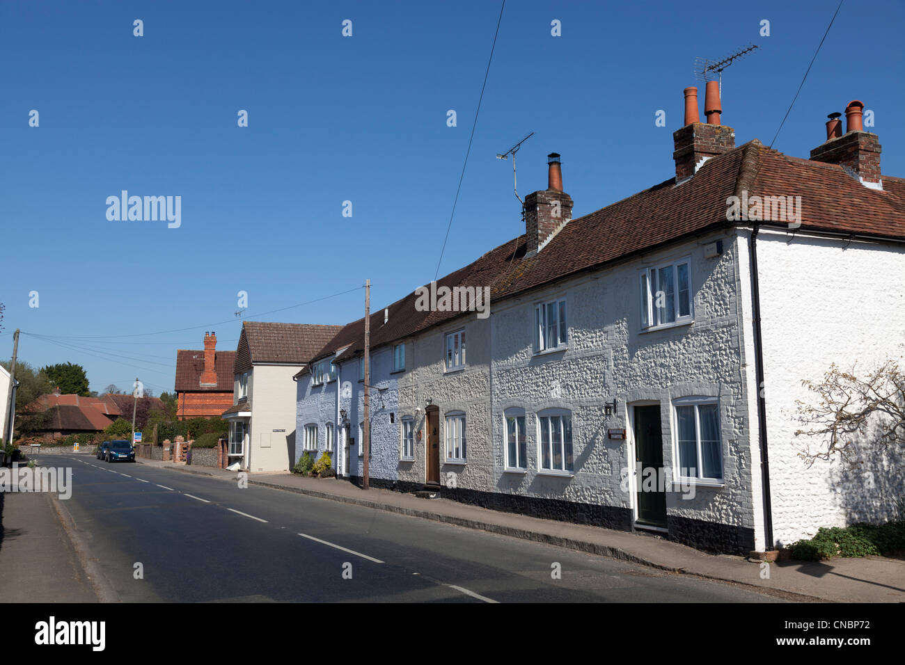 english country village of Hambledon in Hampshire Stock Photo