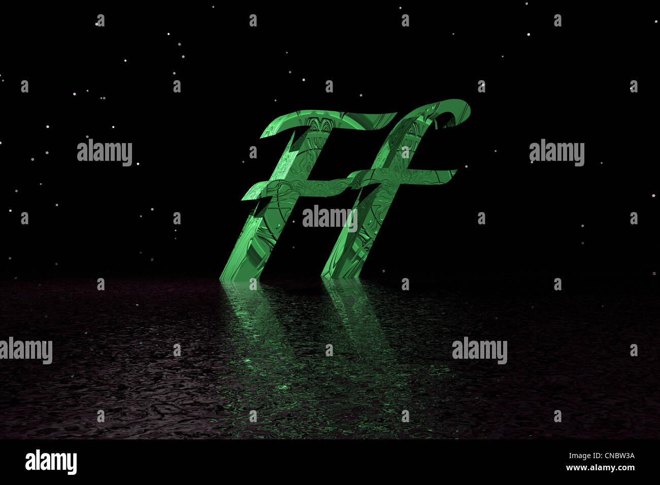 Water letter f hi-res stock photography and images - Alamy