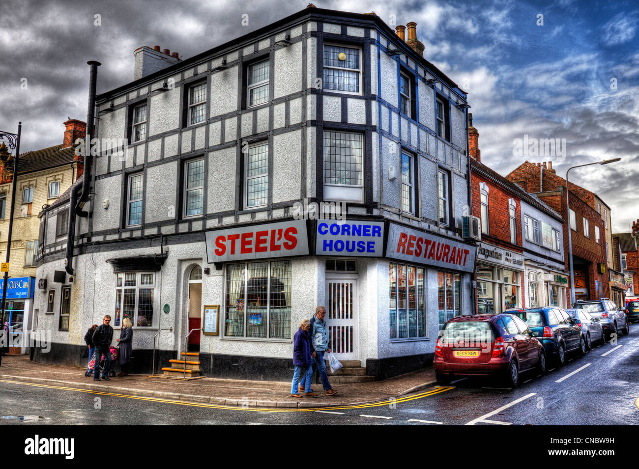 The famous Steels fish and chip restaurant in Cleethorpes, Lincolnshire