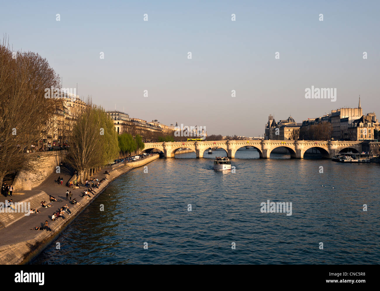 the seine in paris Stock Photo - Alamy