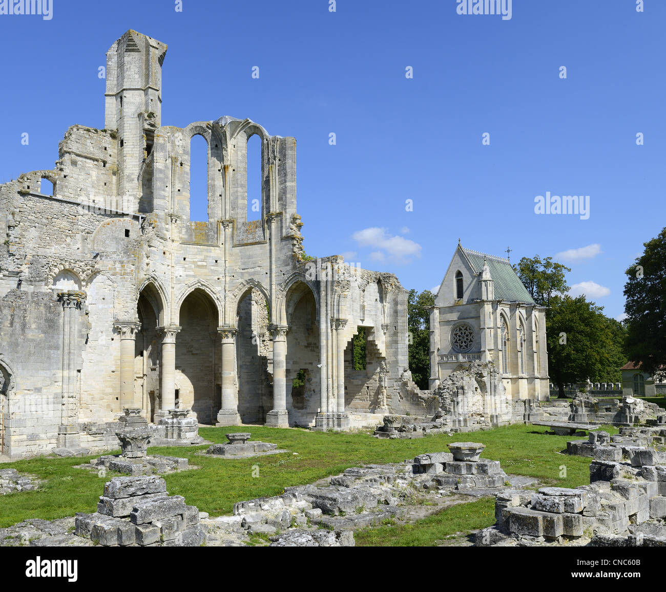 France, Oise, Fontaine Chaalis, the cistercian abbaye of Chaalis and