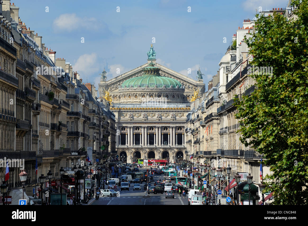 Haussmann Avenue Paris High Resolution Stock Photography and Images - Alamy