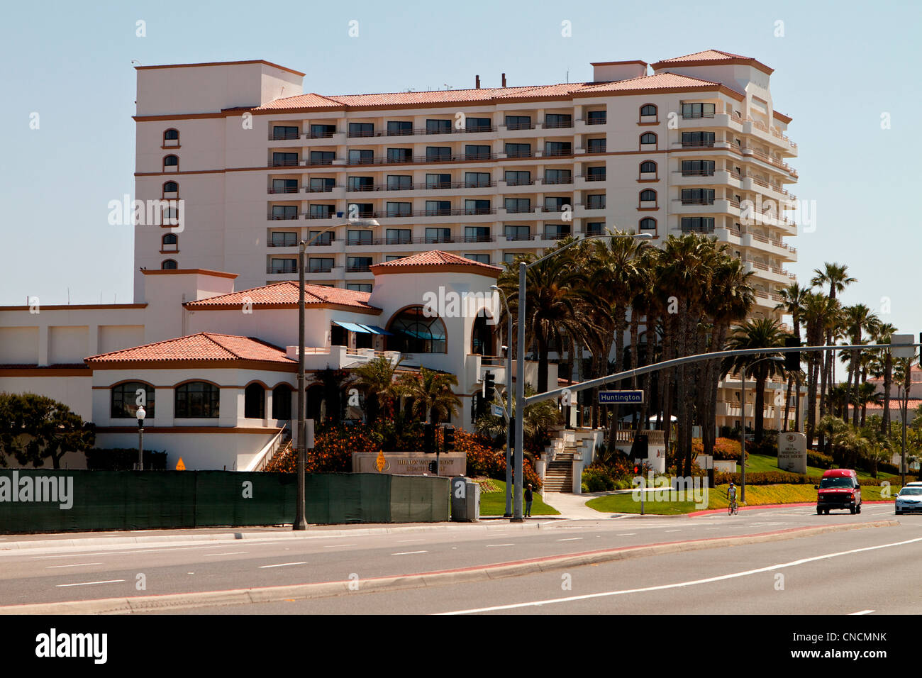 The Hilton waterfront Beach resort Huntington Beach California on highway  one (PCH Stock Photo - Alamy, image size:1300x956