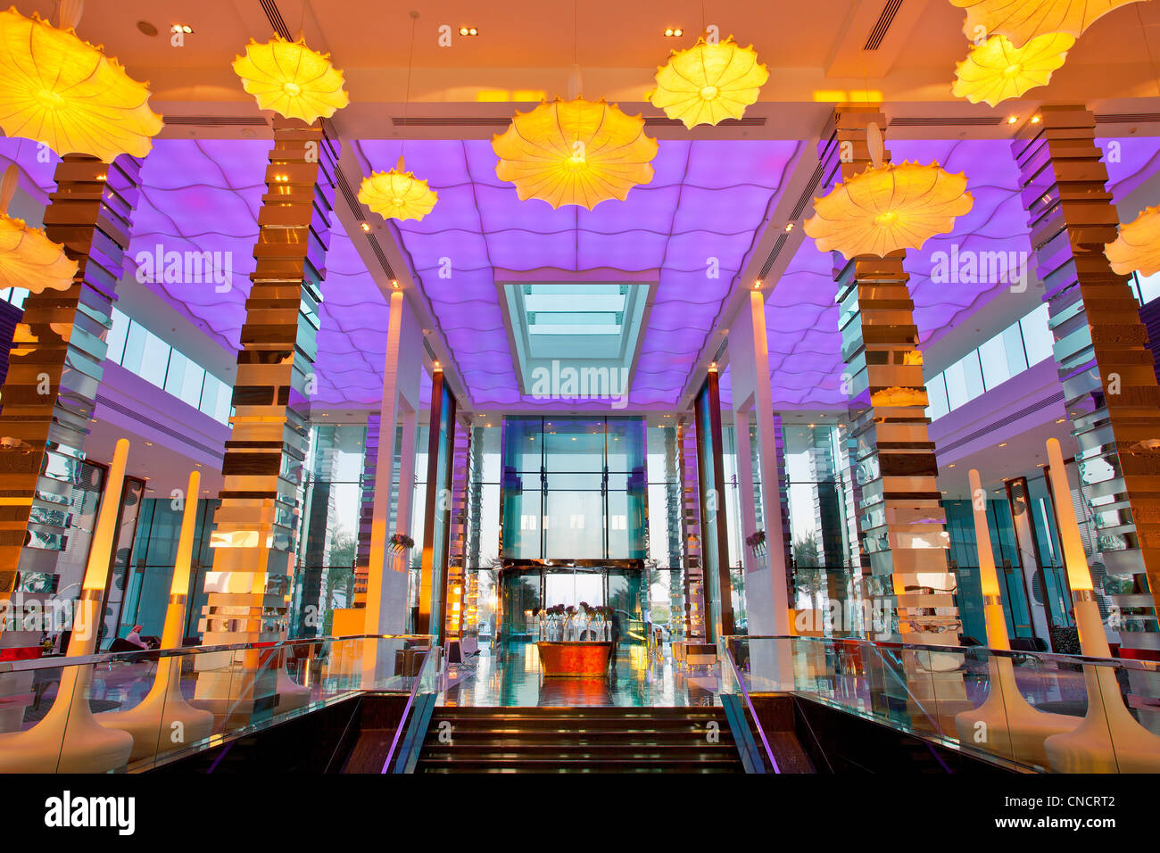 Abu Dhabi , Fairmont Hotel Stock Photo