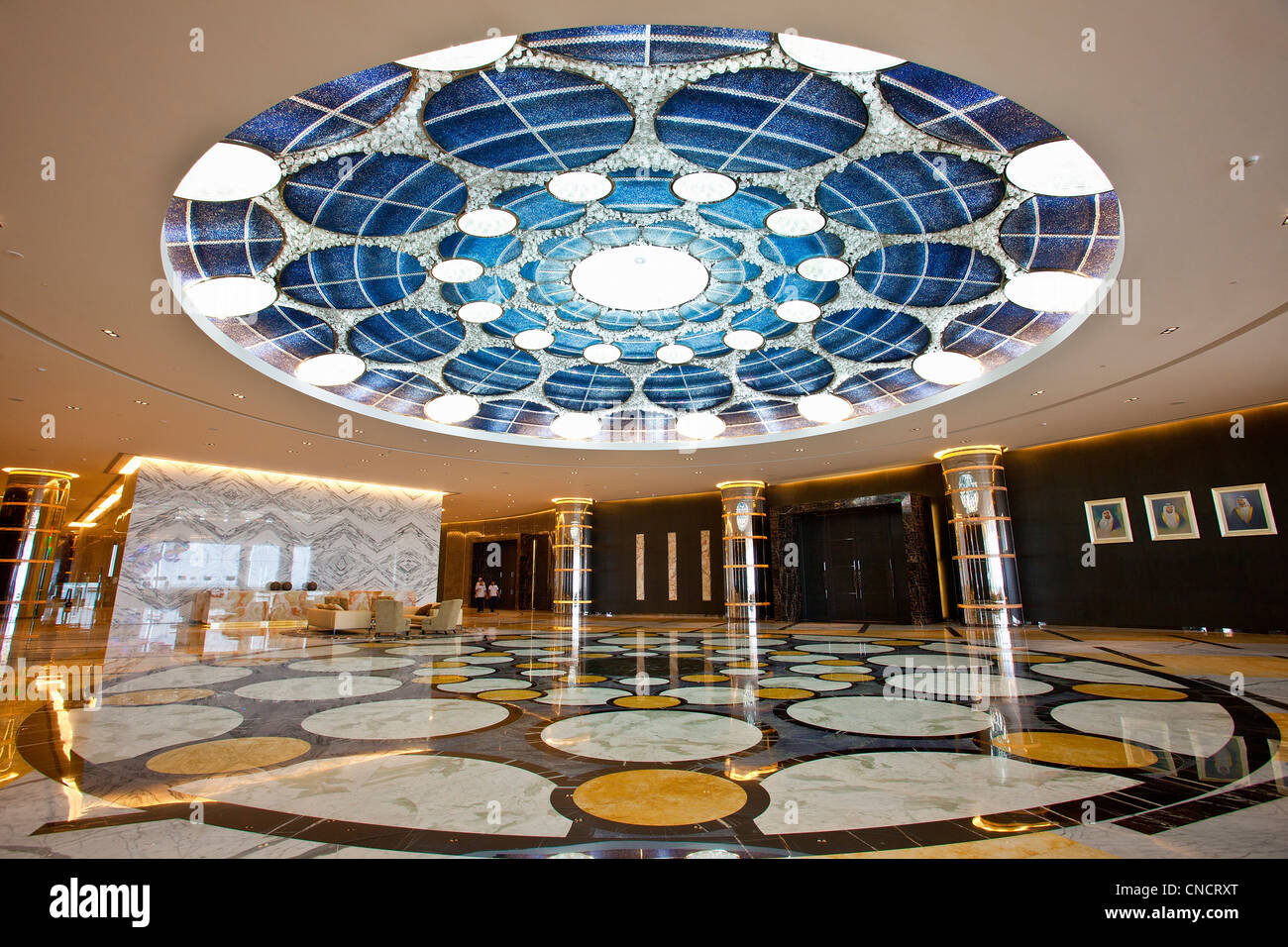 Abu Dhabi, Jumeirah Etihad Towers Stock Photo