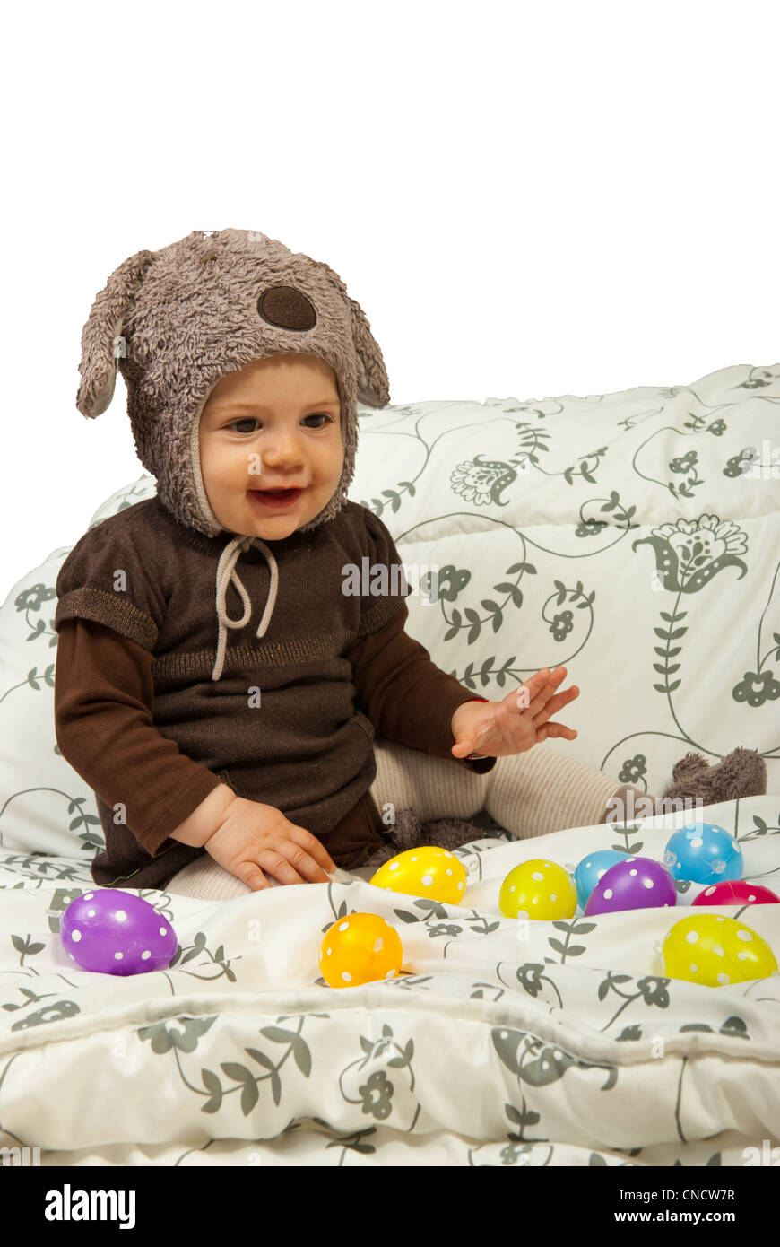 Child smile eat easter egg hires stock photography and images Alamy