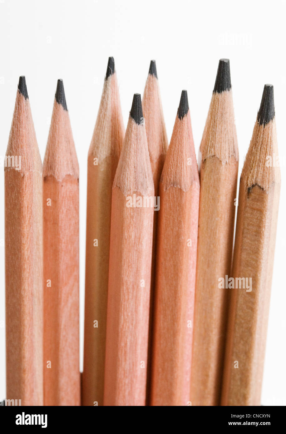 Art drawing pencils on white background Stock Photo - Alamy
