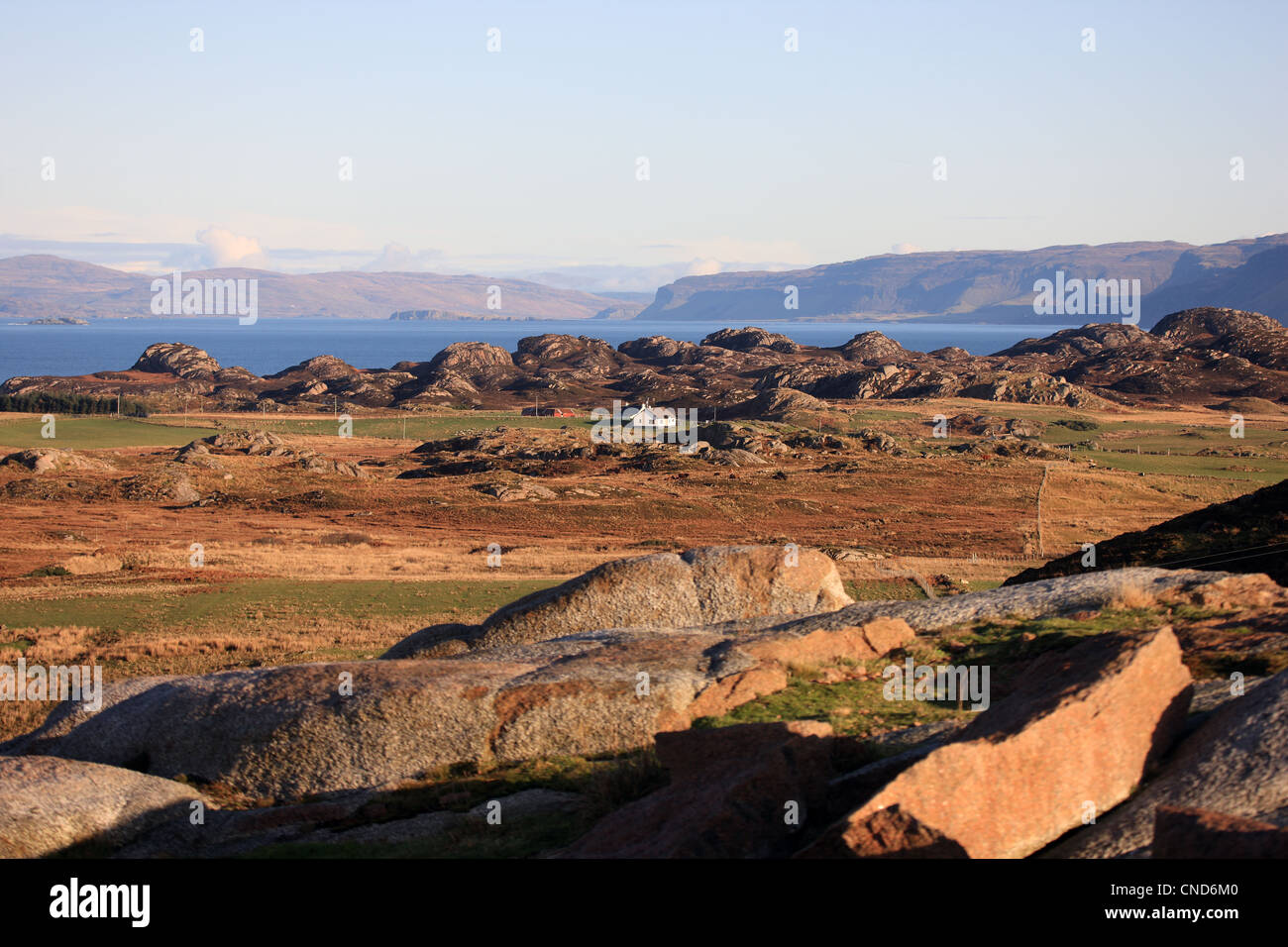 Rural house on the Ross of Mull on the Isle of Mull Stock Photo Alamy