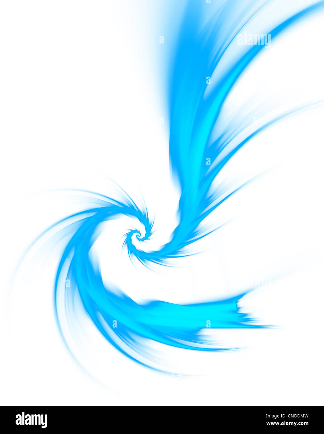 An abstract blue water wave layout isolated over white Stock Photo - Alamy
