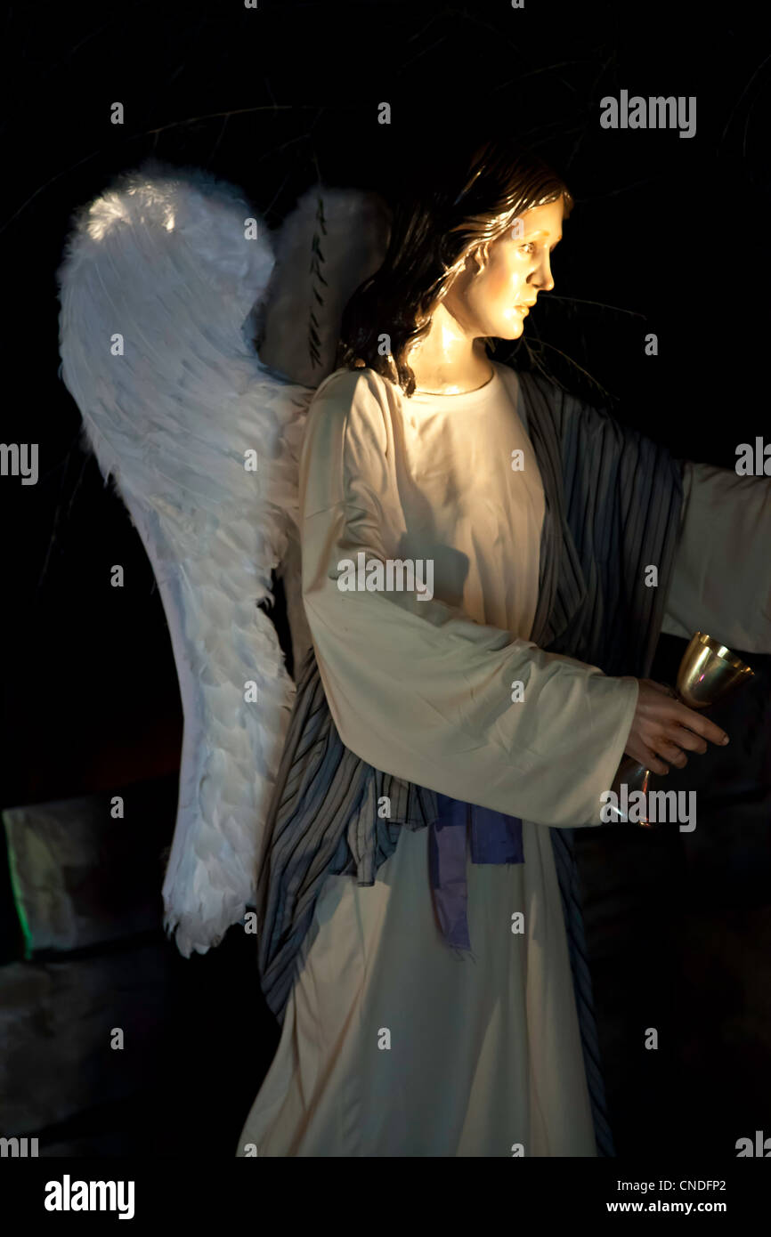 Angel with wings Stock Photo
