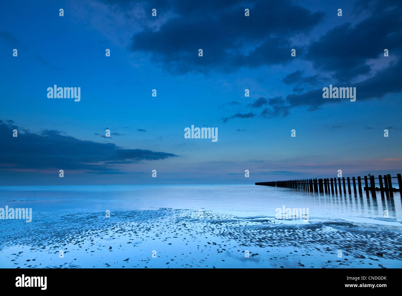 Thames Estuary to East of Boom at Shoeburyness Stock Photo Alamy