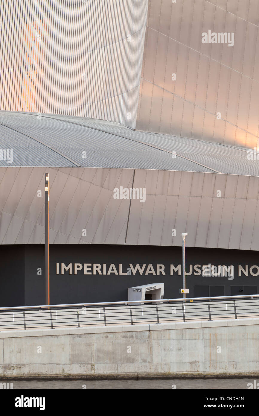 The Imperial War Museum North building, Salford Quays, Manchester ...
