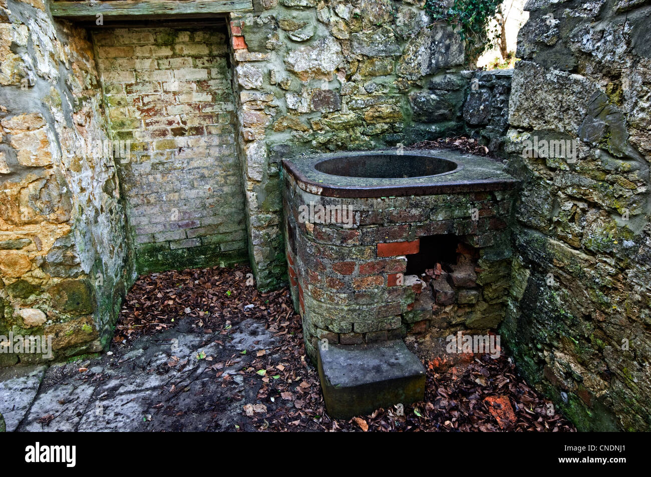 Village laundry, Tyneham Stock Photo Alamy