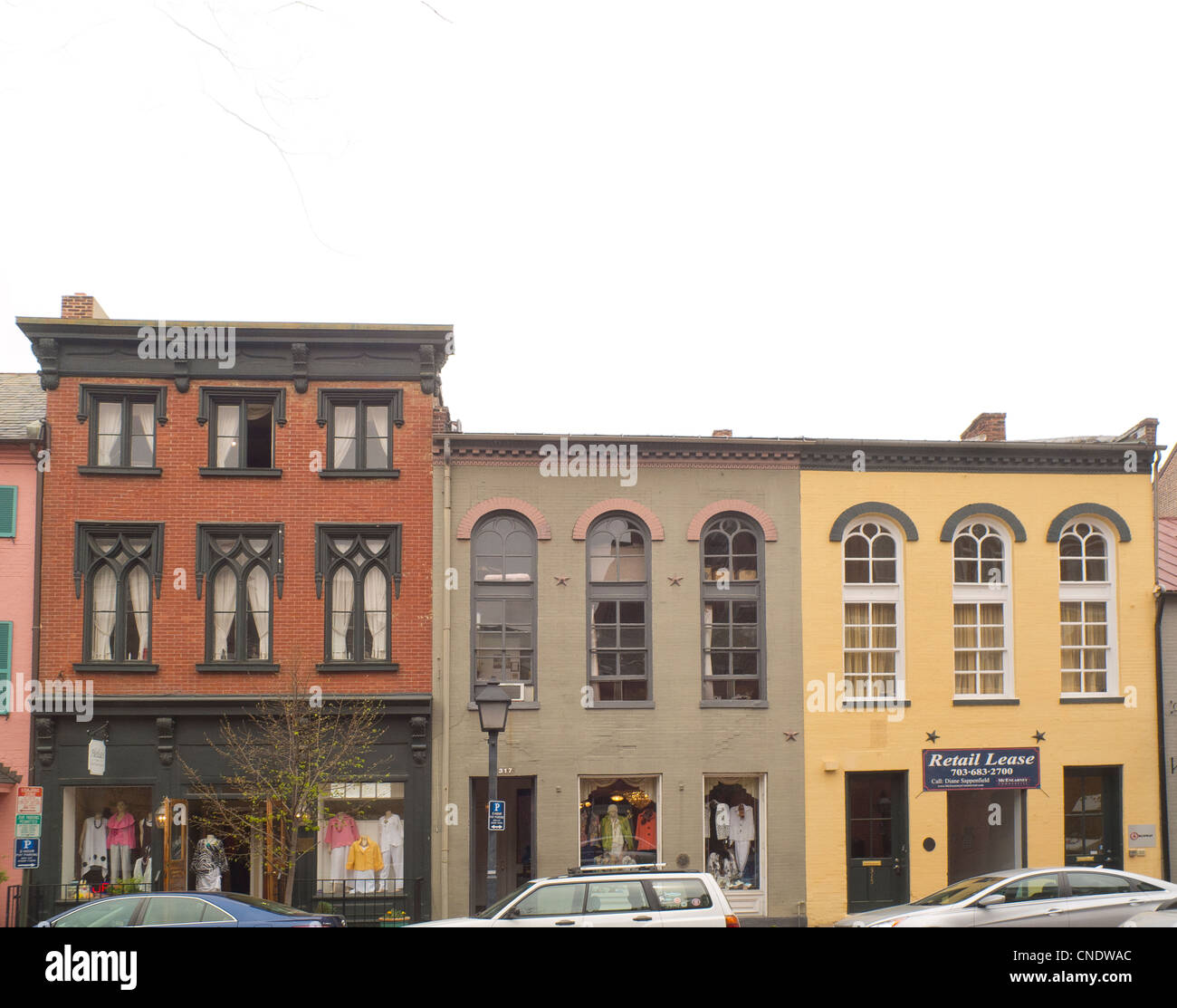 Old town alexandria row houses hires stock photography and images Alamy