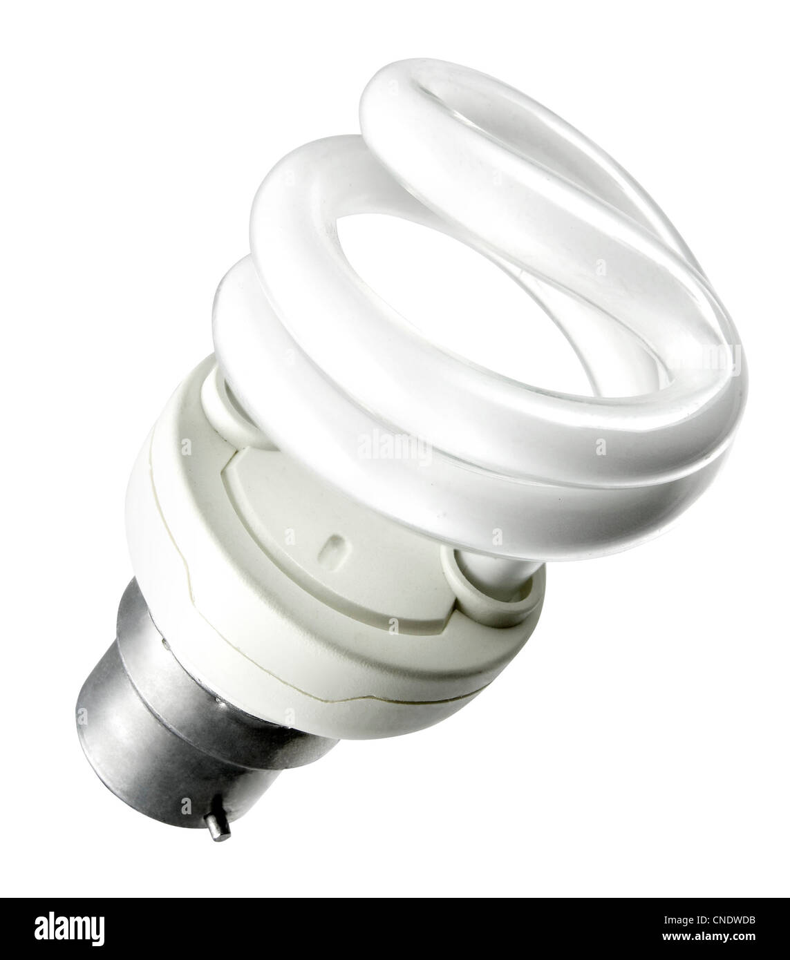 Energy saving light bulb Stock Photo