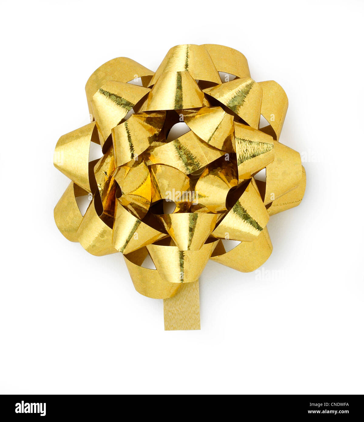 Golden ribbon wrapping hi-res stock photography and images - Alamy