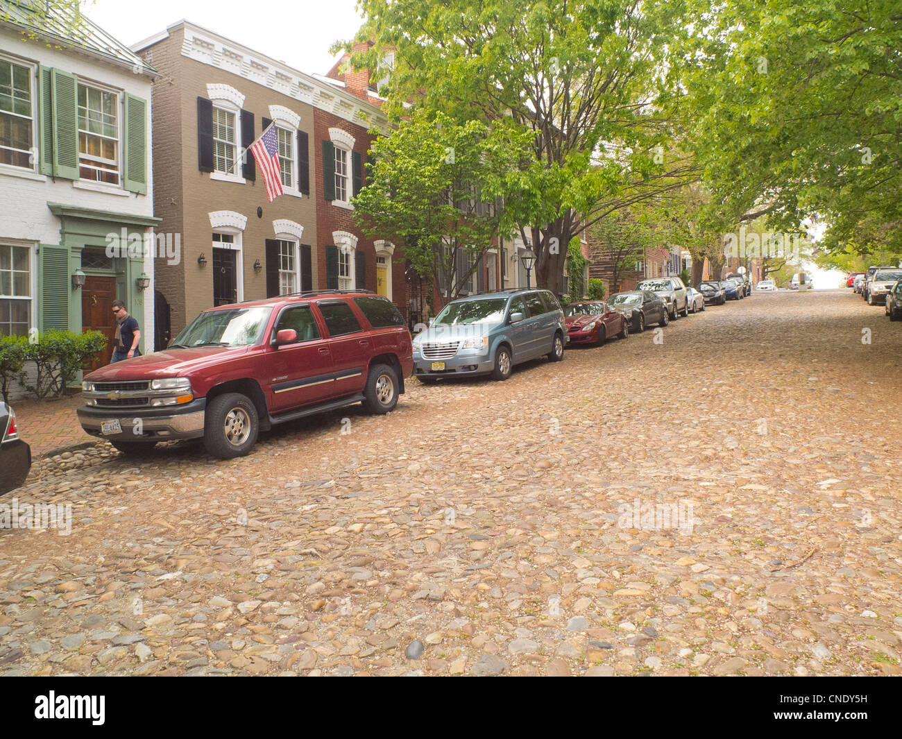 Old town alexandria row houses hires stock photography and images Alamy