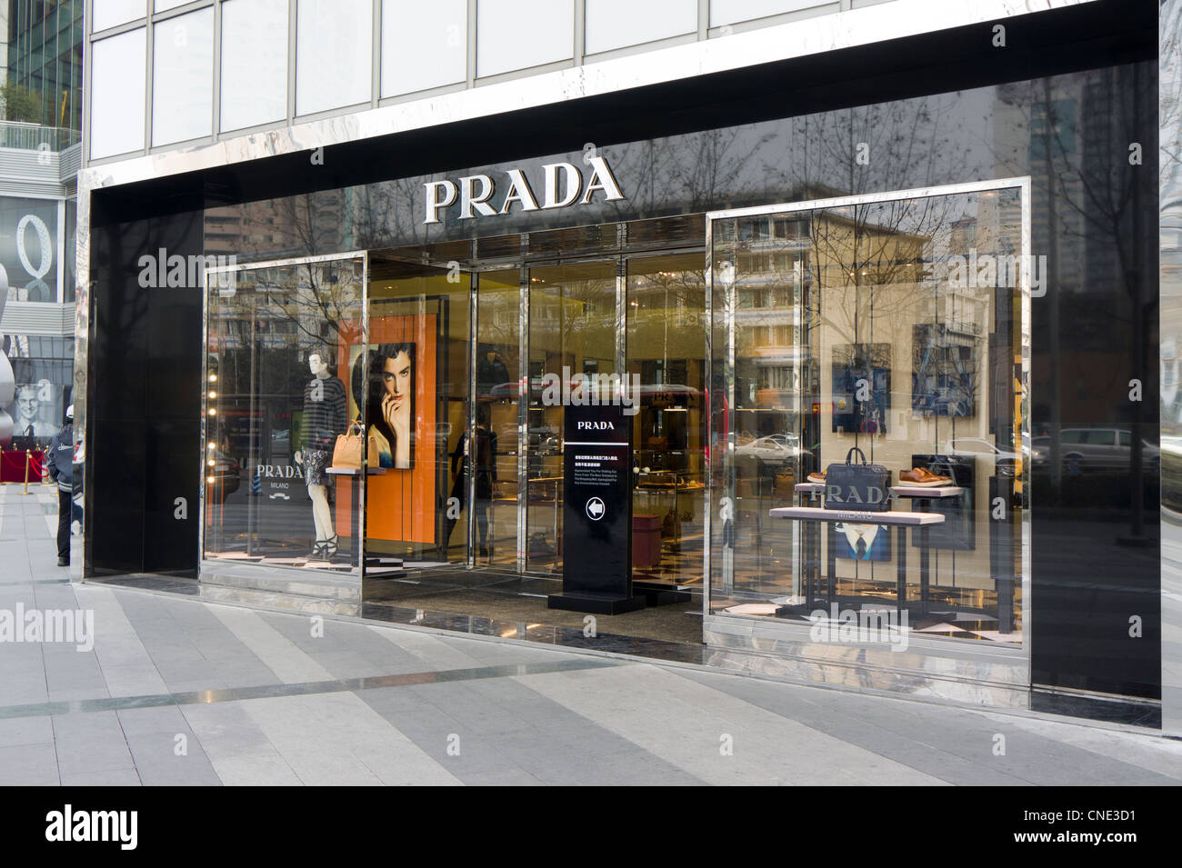 Prada shop in Chengdu, China Stock Photo