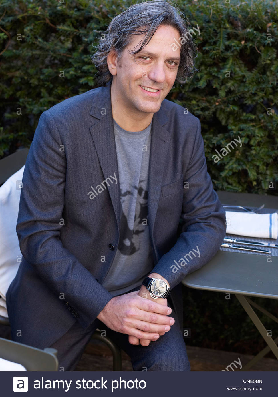 Giorgio Locatelli Italian Chef At The Oxford Literary Festival At Old Bank Hotel Oxford Credit Geraint Lewis Stock Photo Alamy
