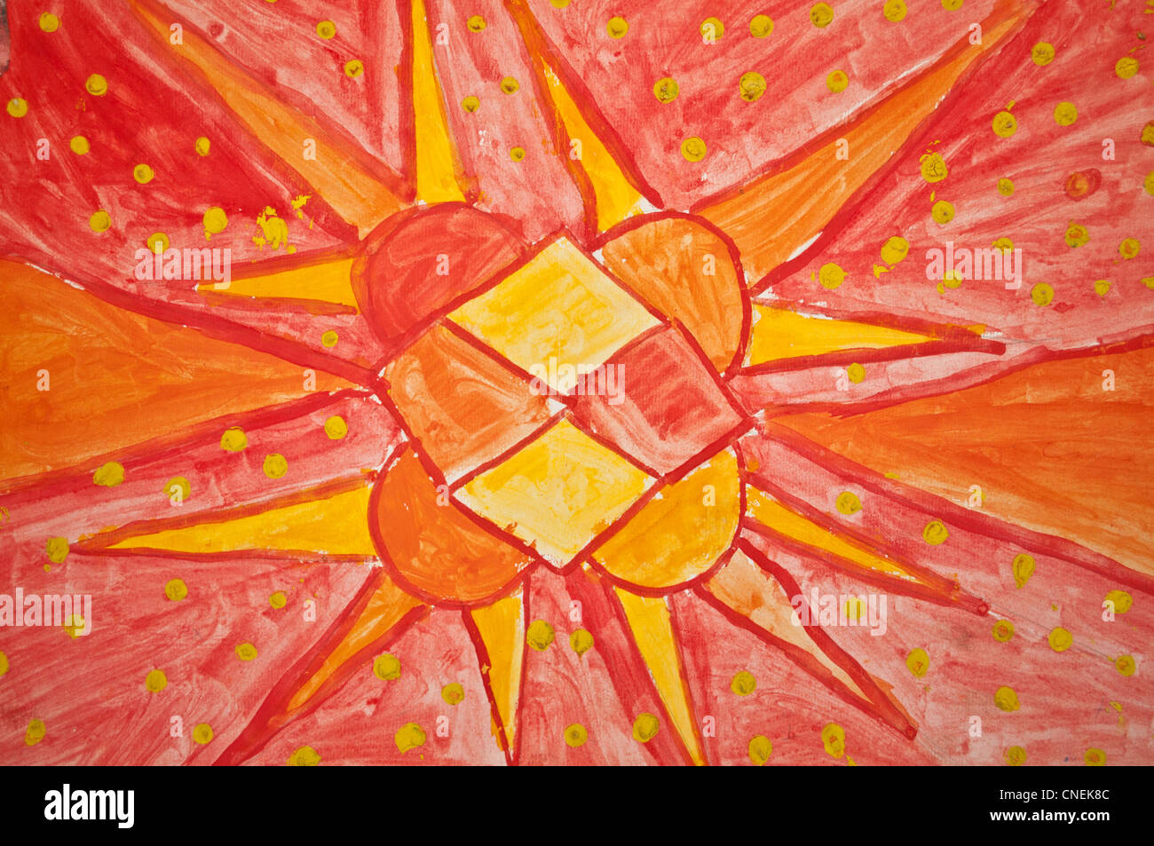 Abstract kid's drawing background Stock Photo - Alamy