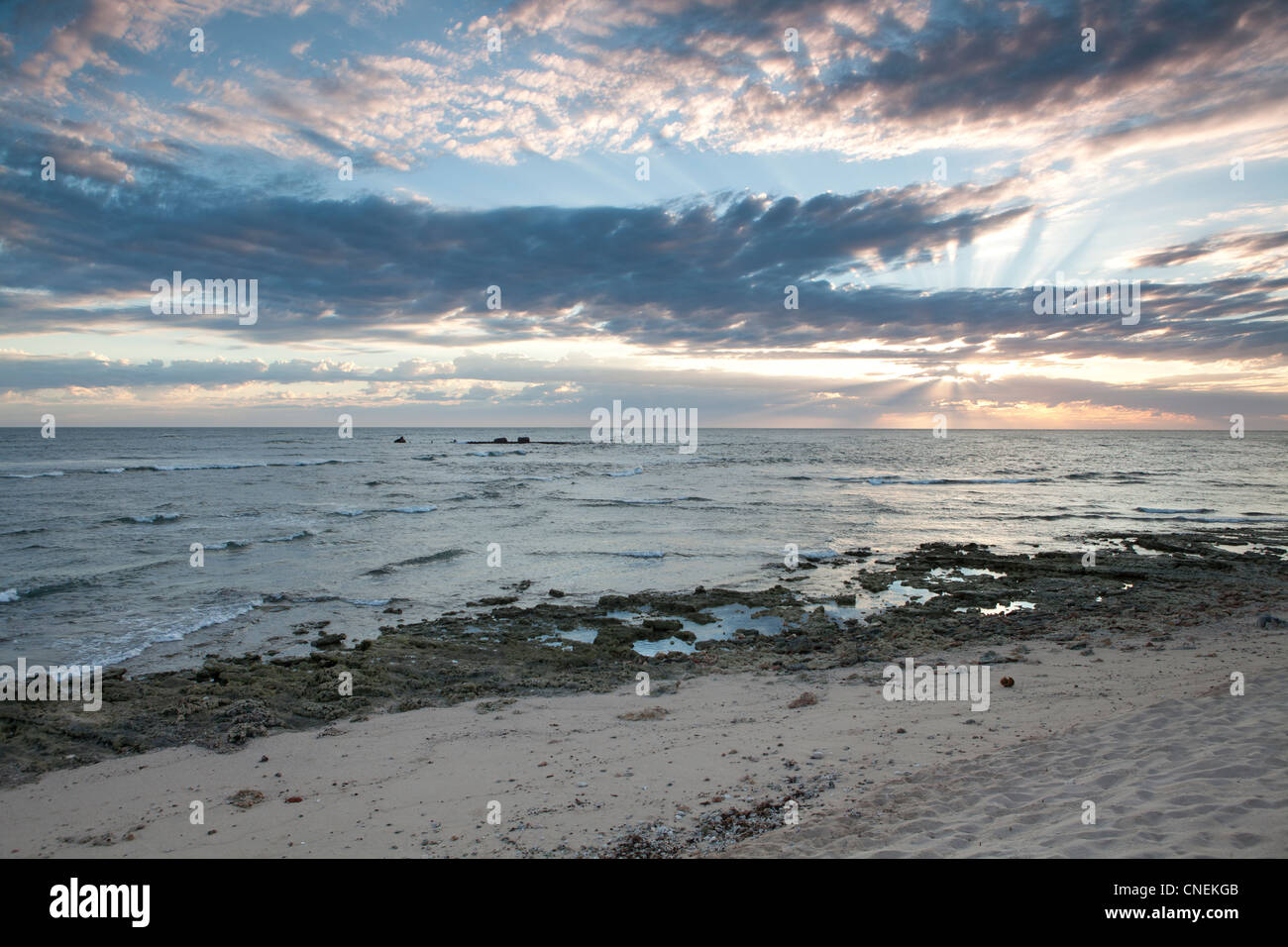 Lighthouse bay in Exmouth, Western Australia. Site of the SS Mildura