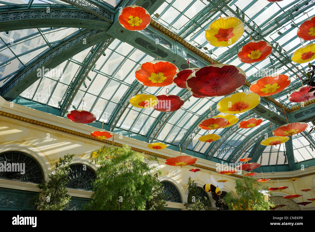 Bellagio Hotel Lobby Ceiling Stock Photos Bellagio Hotel Lobby