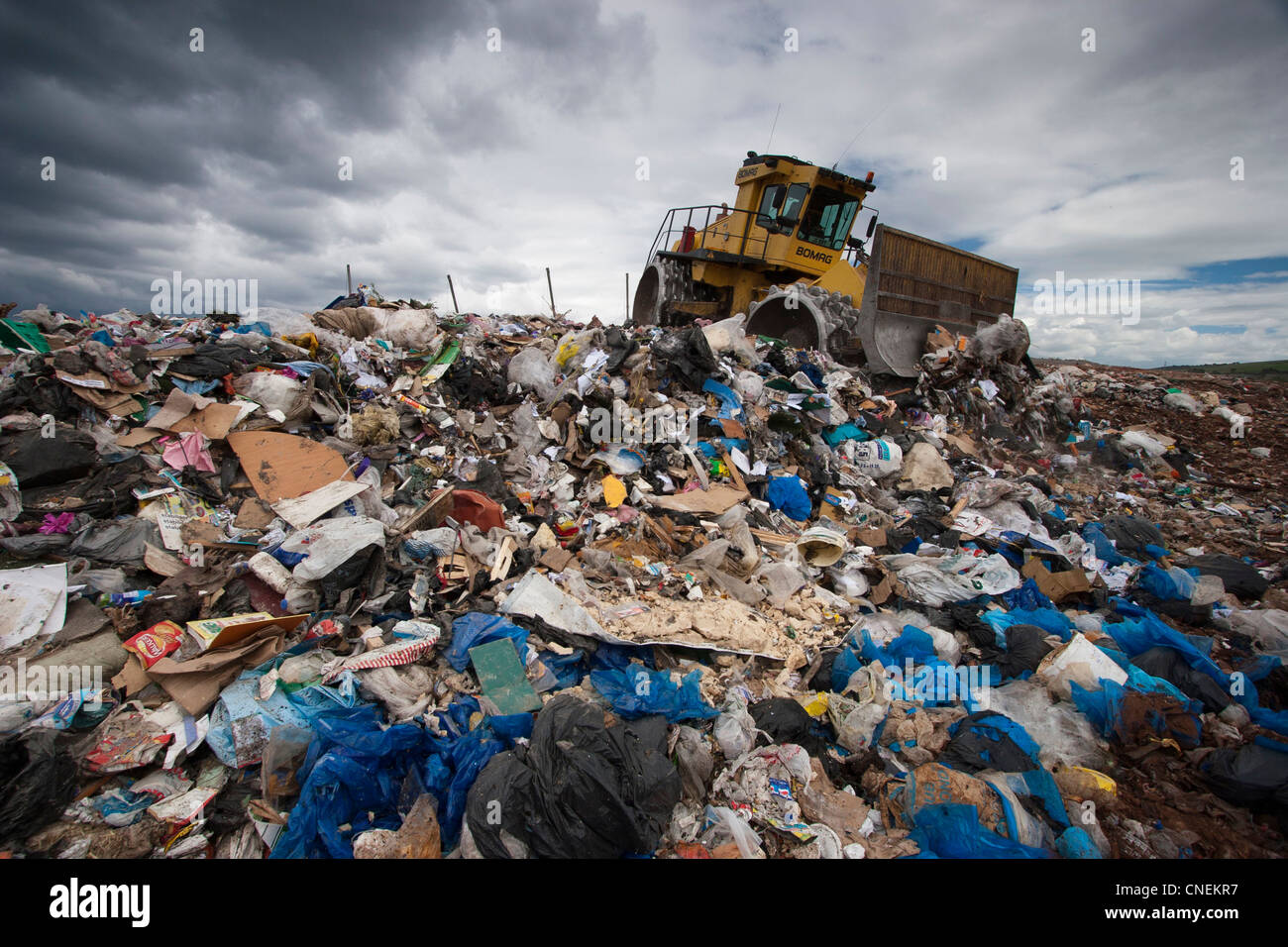 Rubbish Dump UK Stock Photo