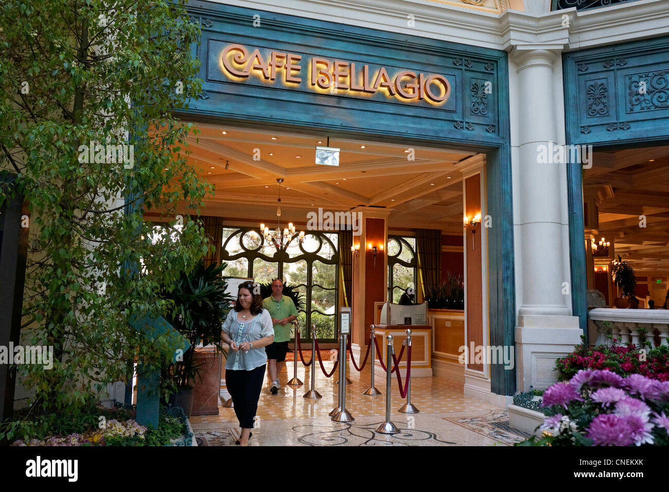 Cafe Bellagio, Bellagio Hotel and Casino, Las Vegas, Nevada, USA Stock  Photo - Alamy