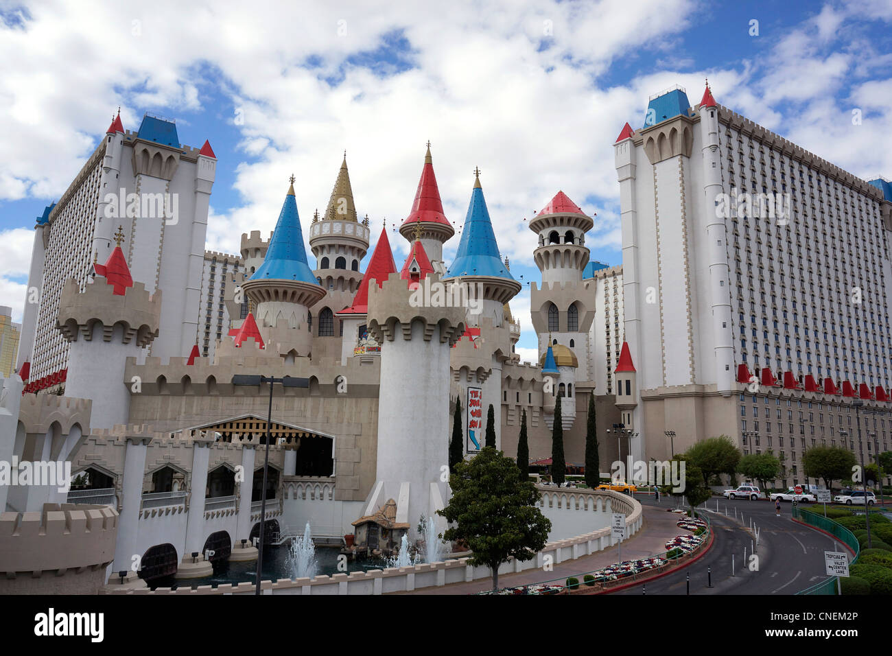 Excalibur Hotel and Casino, Las Vegas, Nevada, USA Stock Photo