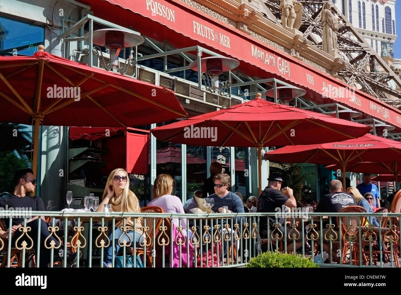 Mon ami Gabi, French Steakhouse, Las Vegas on the Strip, Nevada, USA