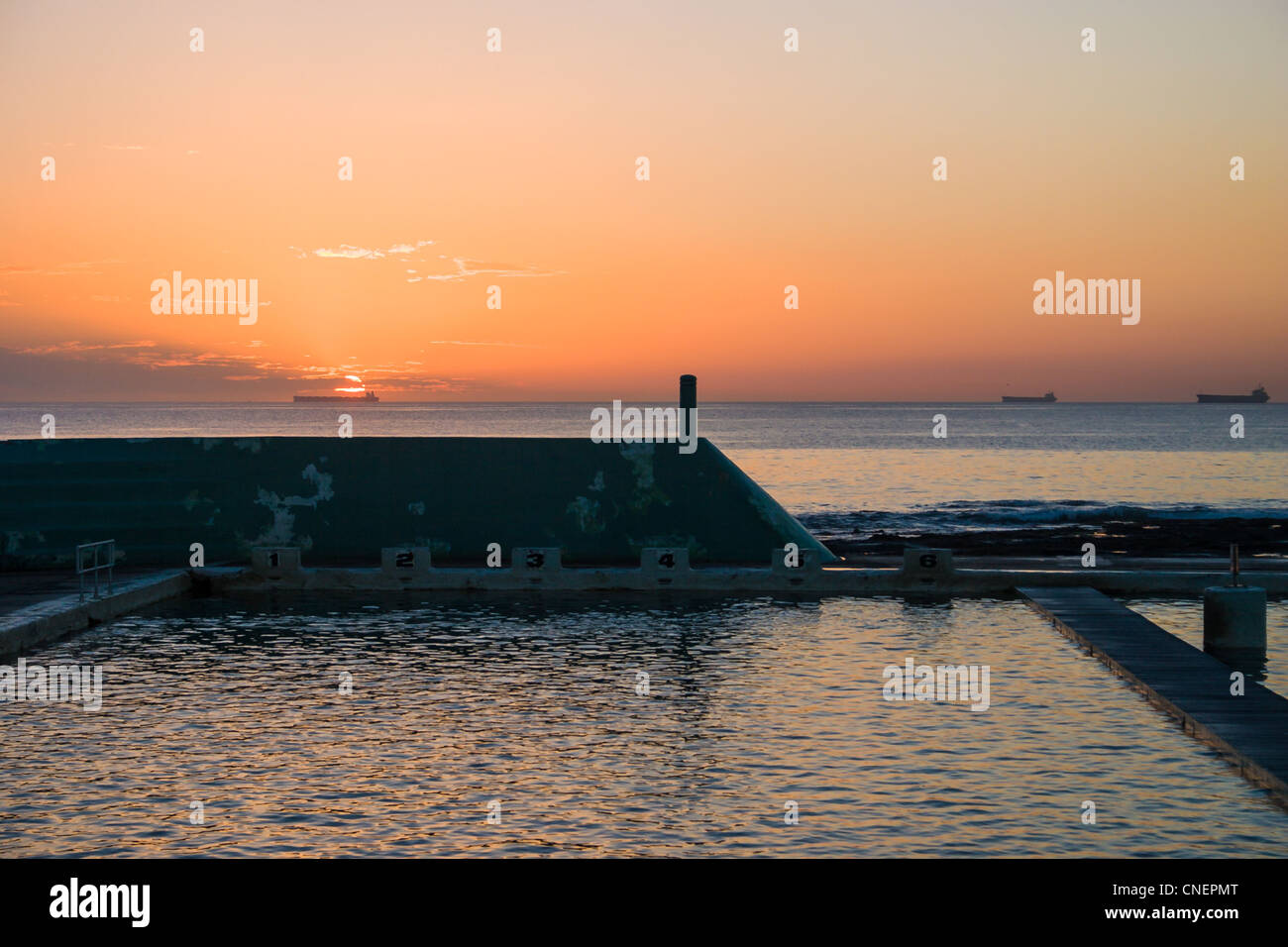 Newcastle Baths, NSW Stock Photo Alamy