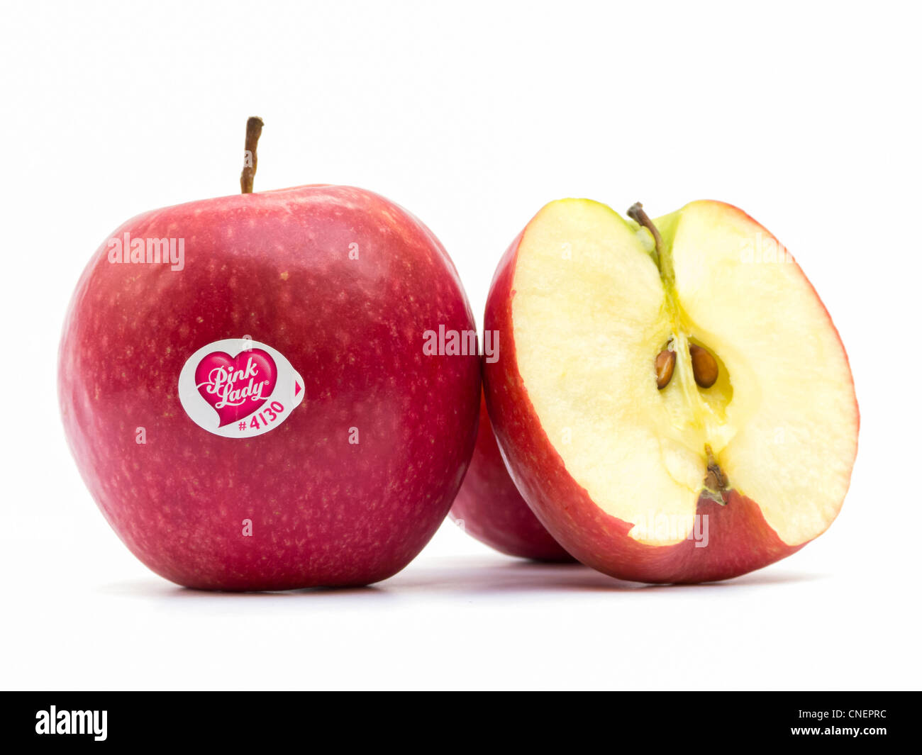 https://c8.alamy.com/comp/CNEPRC/pink-lady-sliced-CNEPRC.jpg