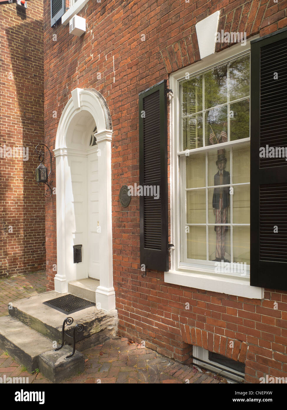 Historic Old Town Alexandria houses Stock Photo Alamy