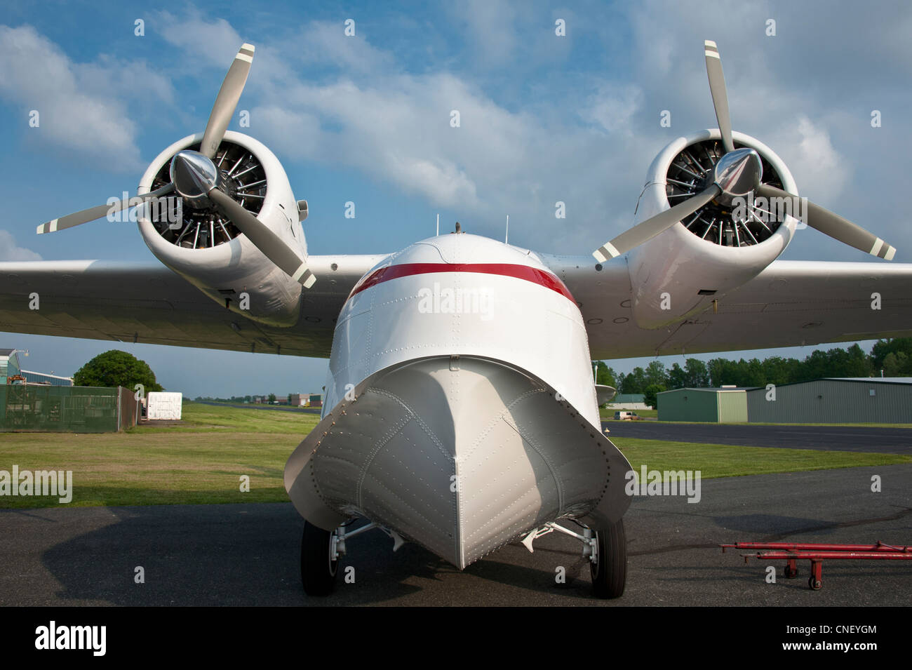 Grumman Goose plane in airport Stock Photo Alamy