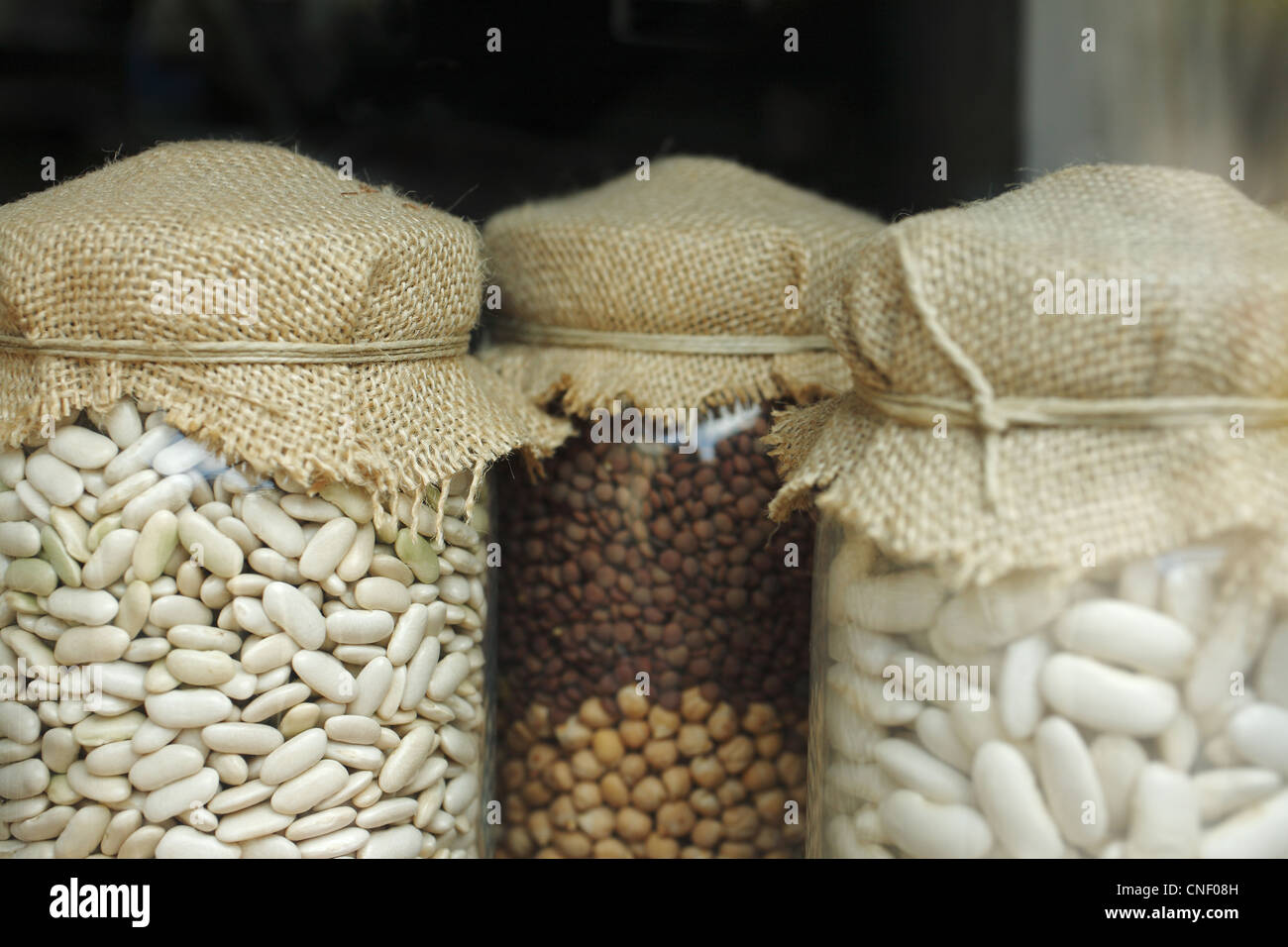 Dry beans, Spain Stock Photo Alamy