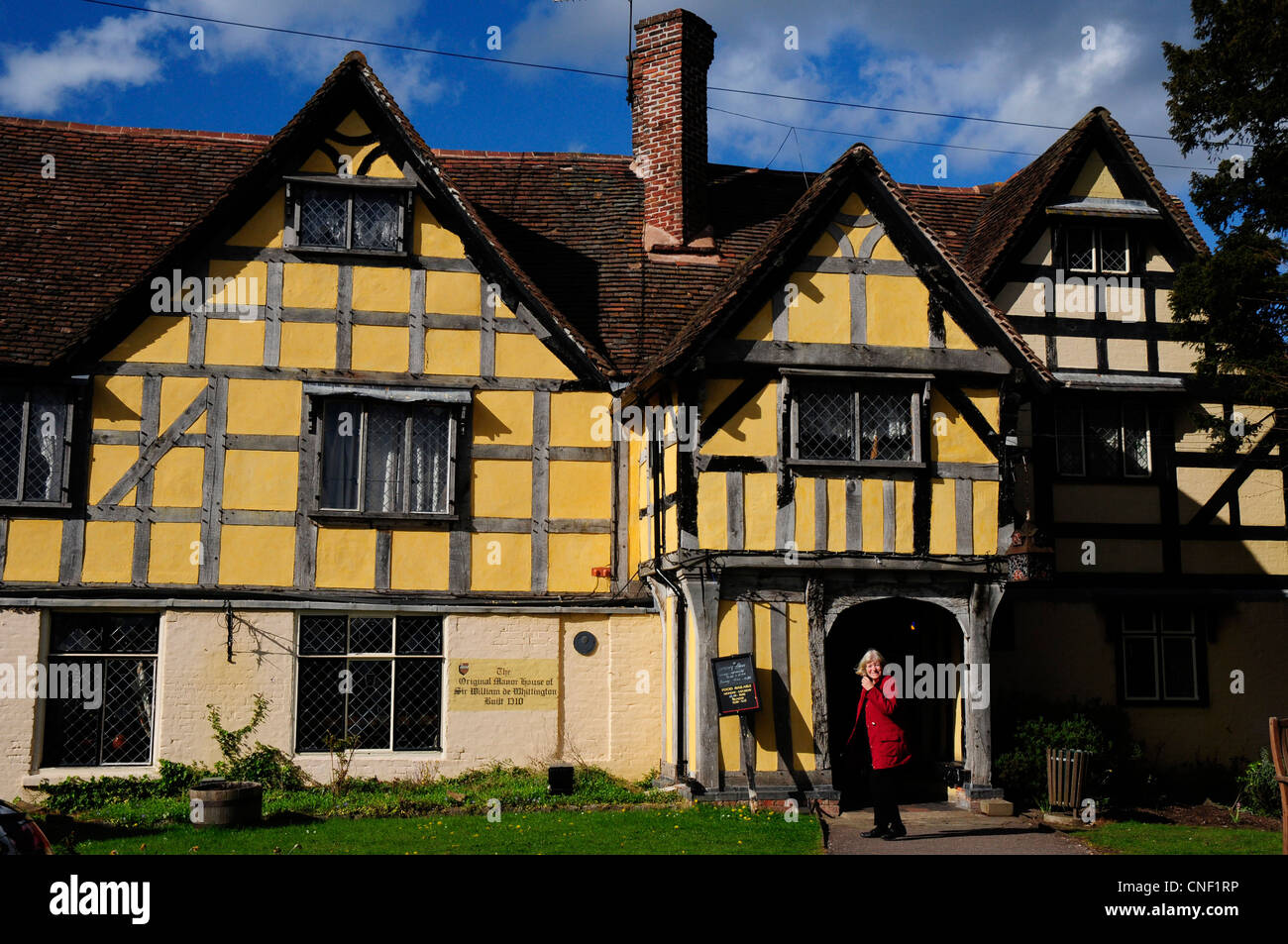 The 700yearold Whittington inn public house beside the A449 main road