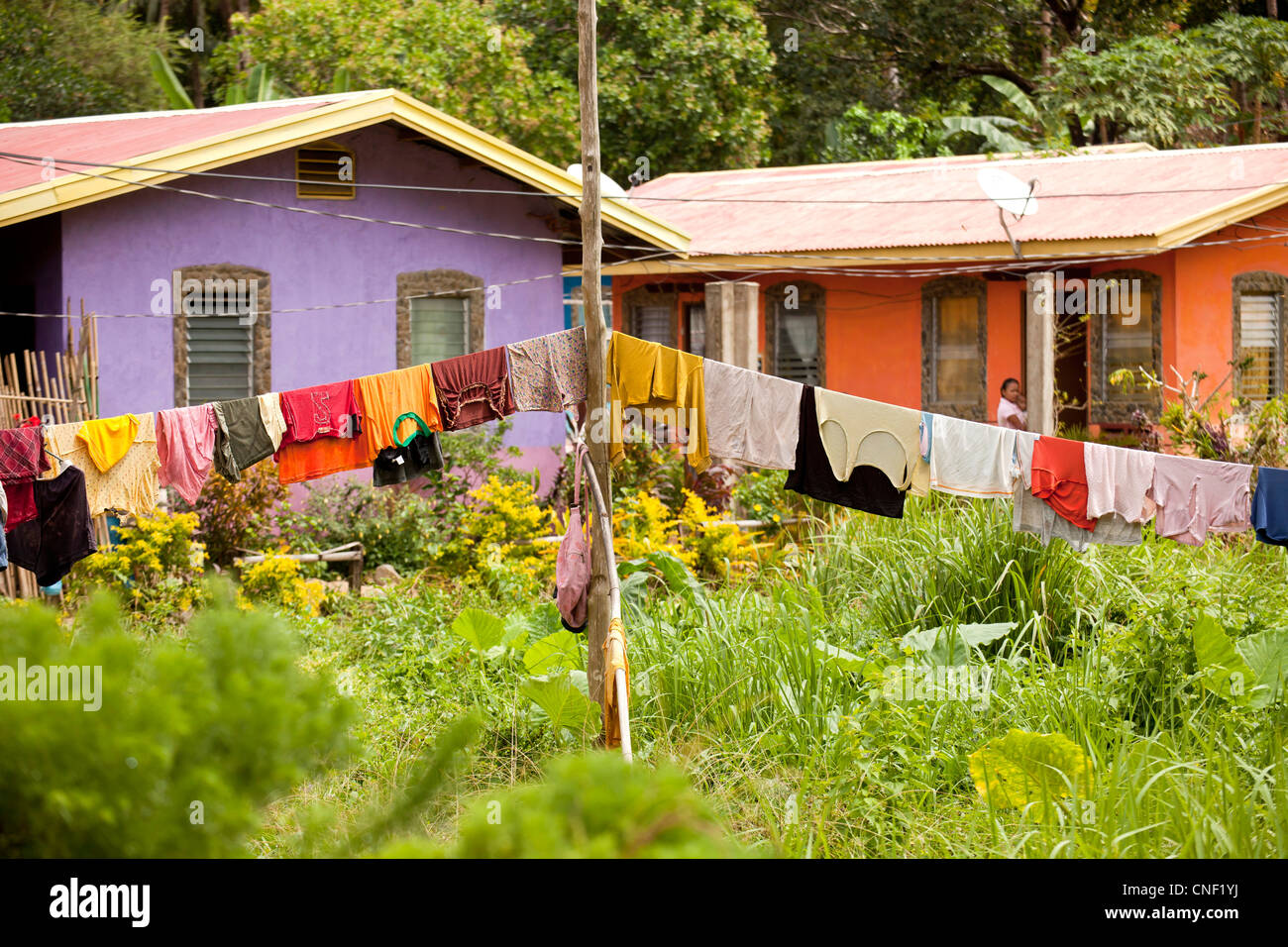 coulorful homes in El Nido, Palawan, Philippines, Asia Stock Photo Alamy