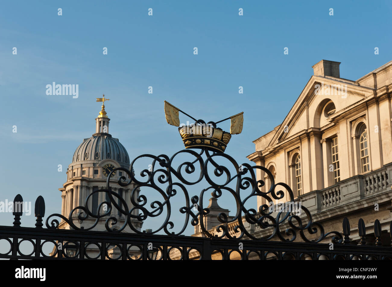 Chapel of St Paul and St Peter Old Royal Naval College Greenwich London UK Stock Photo