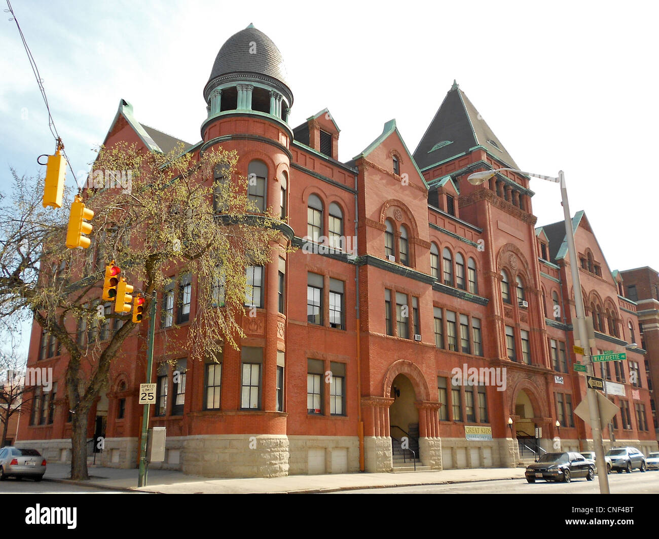 Booker t washington middle school in at mcculloh and lafayette streets