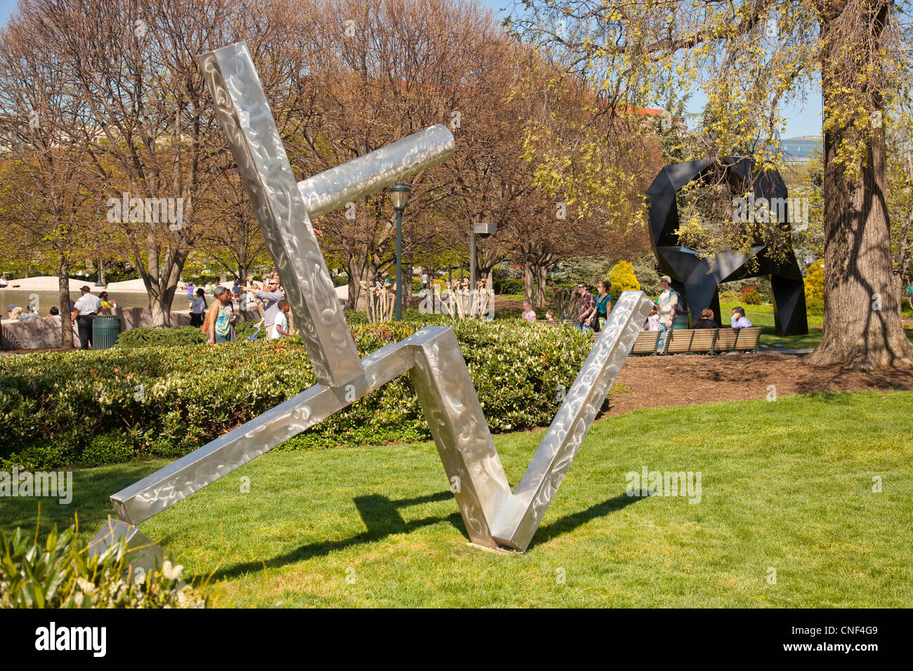 National Gallery of Art Sculpture Garden Washington DC Stock Photo Alamy