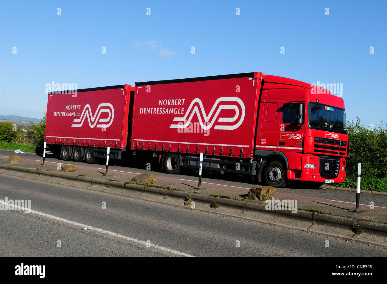 Norbert Dentressangle Transport .HGV. Stock Photo