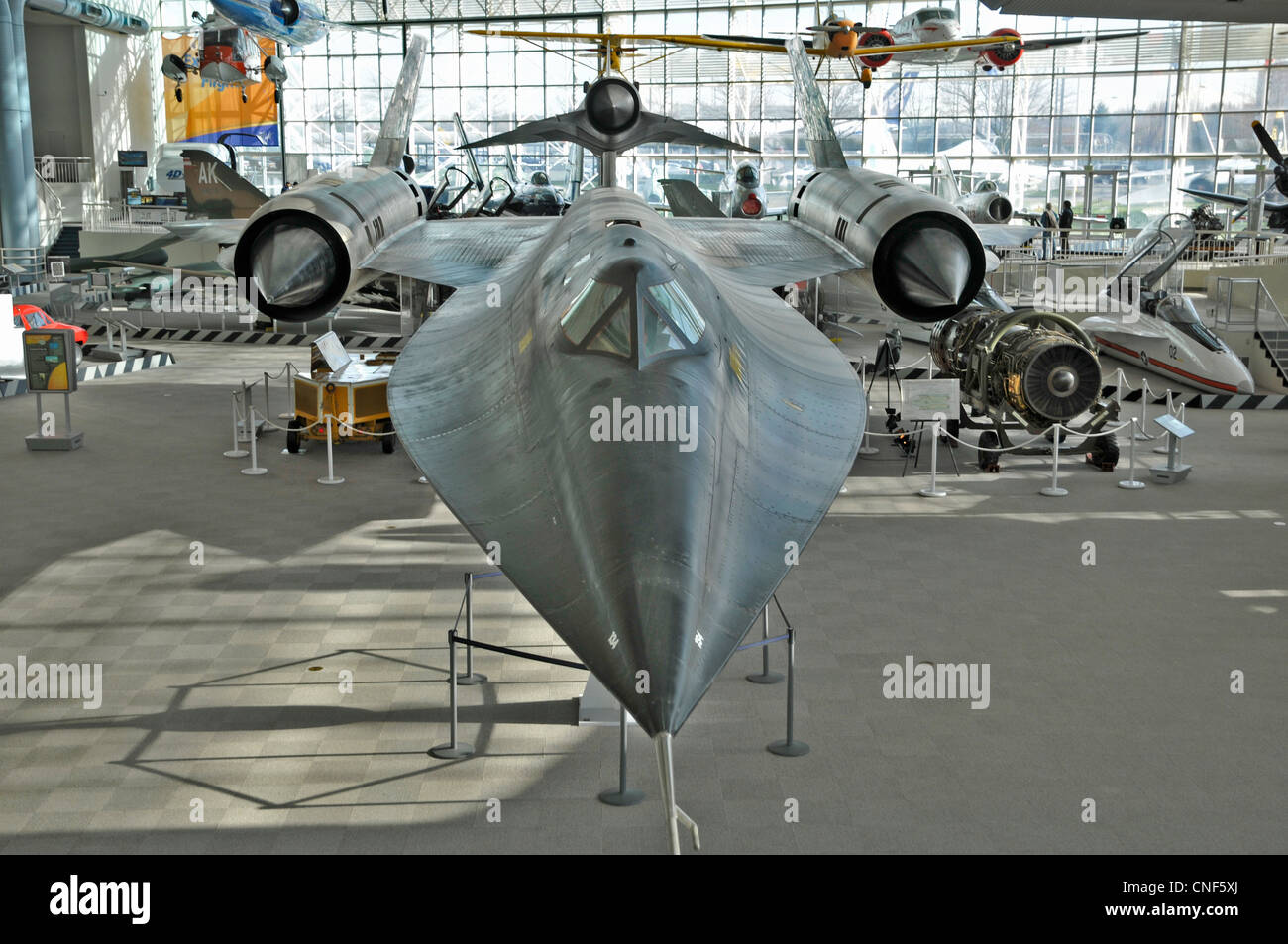 Lockheed Martin/Boeing RQ-3A Darkstar .The Museum of Flight, Seattle, Washington, WA, USA Stock Photo
