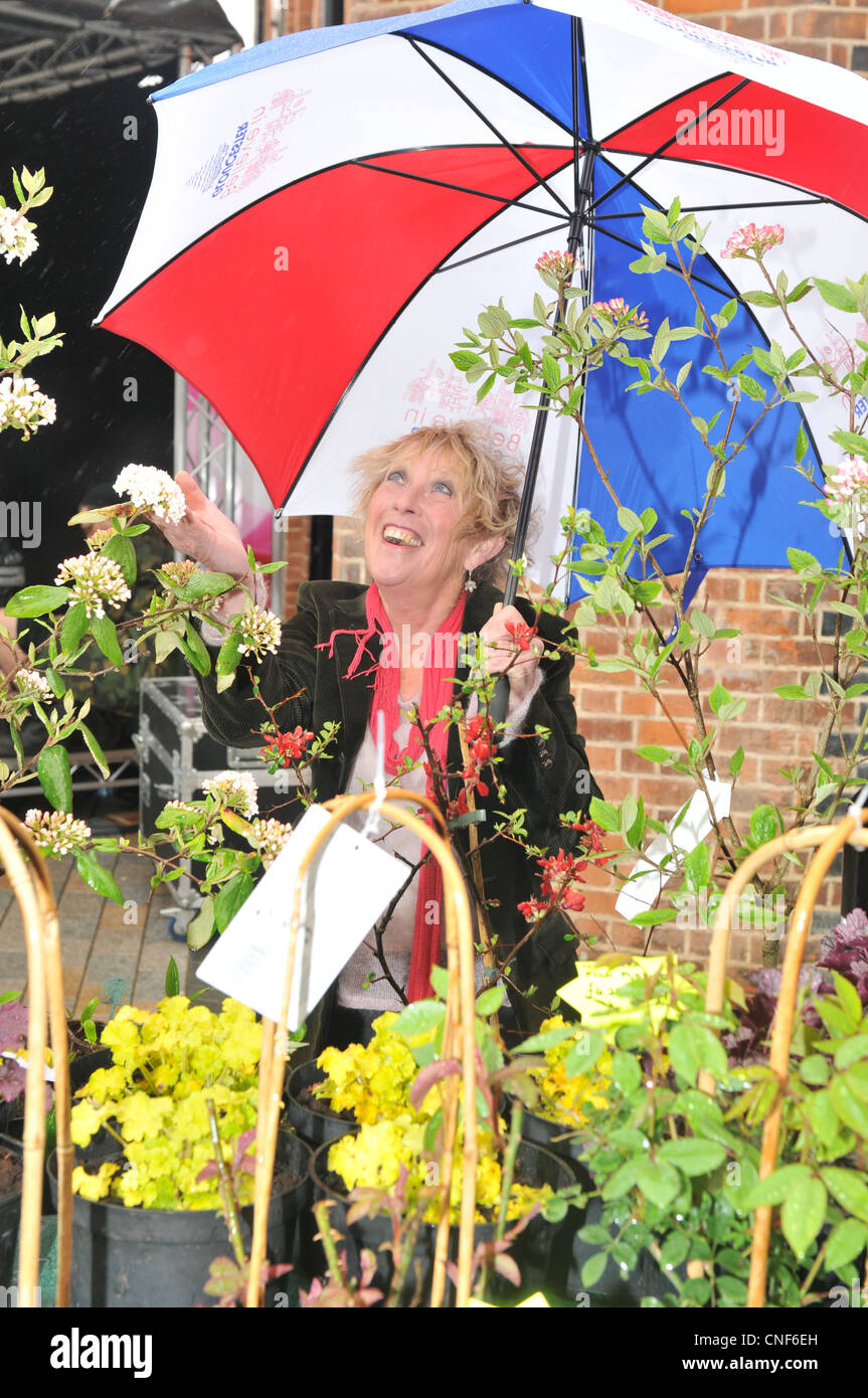 Carol Klein at the Gloucester Quays Garden Party Stock Photo