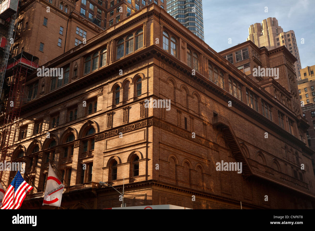 Carnegie Hall at 881 Seventh Avenue in Manhattan, New York City Stock Photo