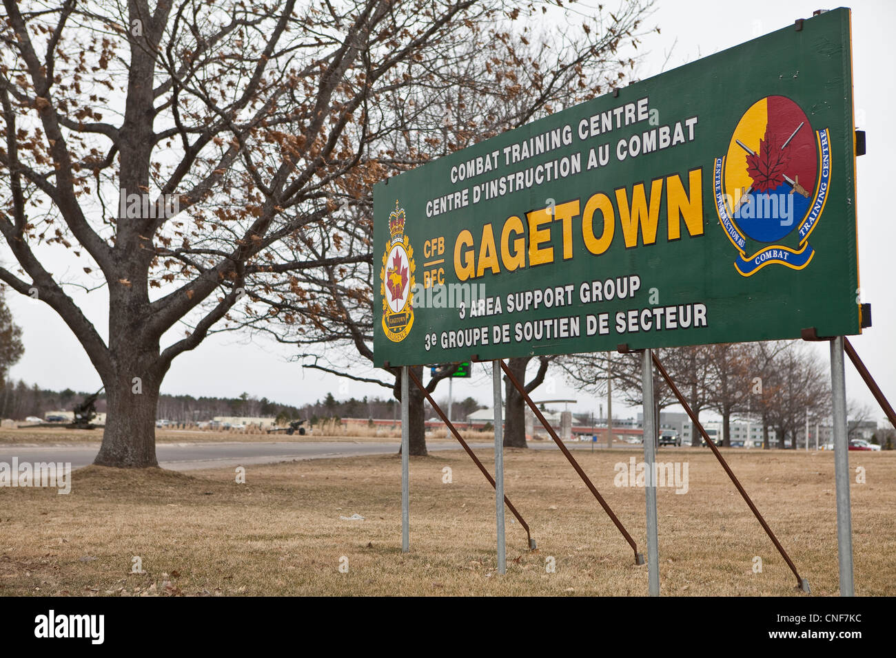 CFB Gagetown is pictured in New Brunswick Stock Photo Alamy